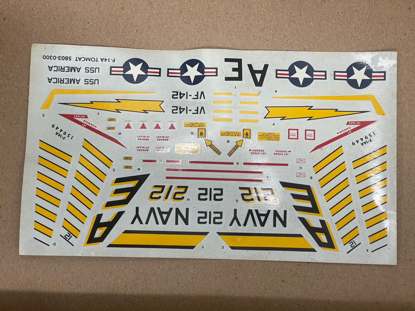 Monogram 1:48 Scale F-14A Tomcat Plane Model Kit #5803 lots car models airplanes