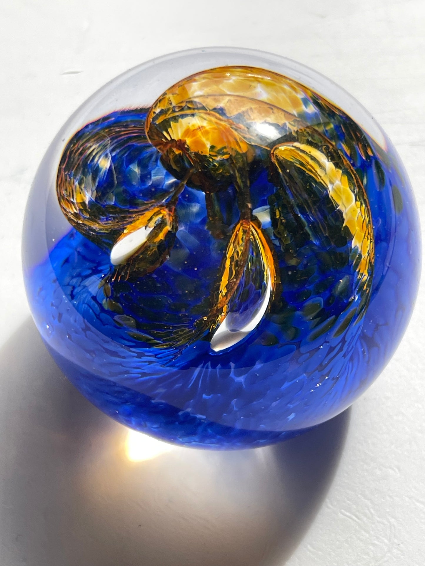 1980s 1990 Caithness Glass Scotland Crystal Set of 2 Designer Paperweights Lots more collectible glass