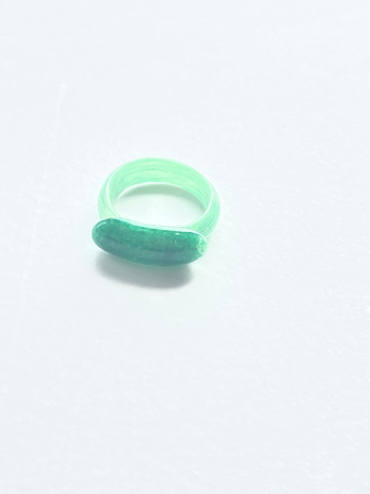 Antique Chinese Green Jade Ring Size 8 mens rings unisex large sized rings lots