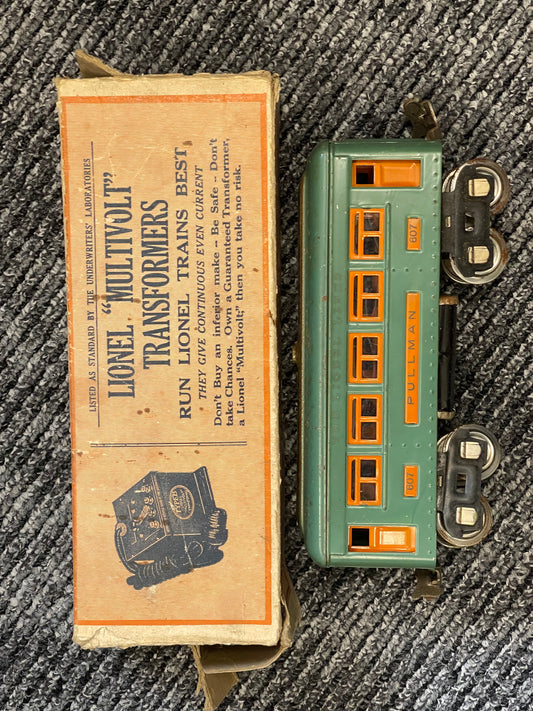 NIB Lionel No 607 Pullman with box Vintage Lionel Trains lots more available