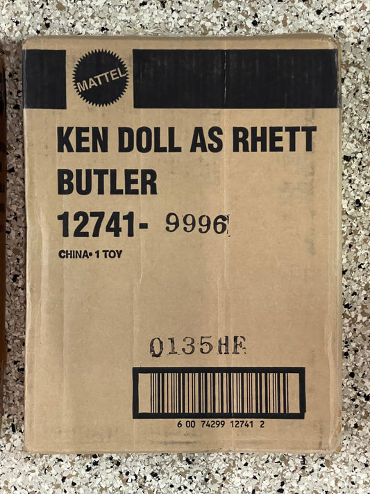 1994 Still SEALED in the Mattel SHIPPING BOX Ken Doll as Rhett Butler from the classic movie Gone With the Wind Barbie